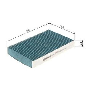 BOSCH kabinefilter+ 0 986 628 550 (A8550)