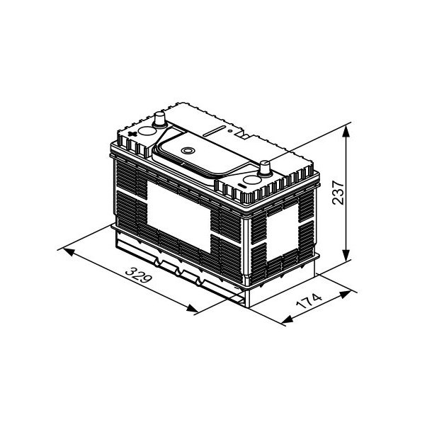 Bosch Batteri 12V 105AH/800A L+ T3