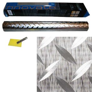 Inredningsfilm - dörrpanel alu.