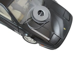 Stribe dobbelt 3+1 mm sølv 10 meter rl. 