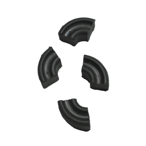 Gummimellemlæg buet stk. 35mm