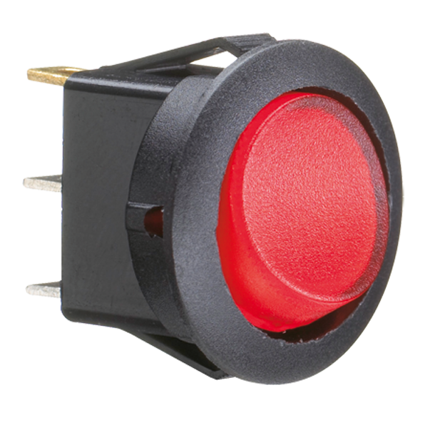 Sl runt p/av r&ouml;tt 19mm hl 16amp