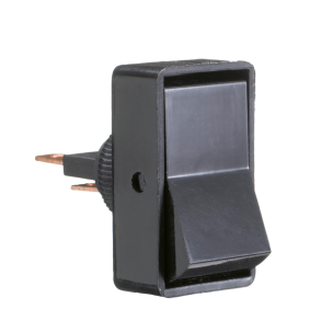 Kontakt firkantet on-off sort 16amp