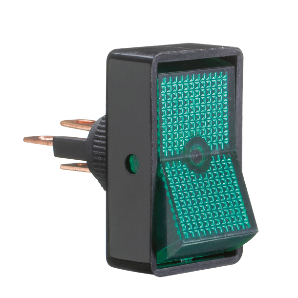 Kontakt fyrkant p-av gr&ouml;n 16amp