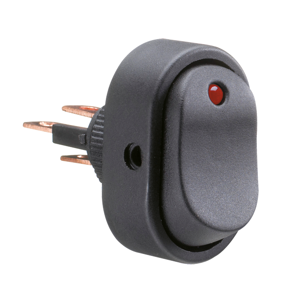 Kontakt oval i. r&ouml;d 16amp