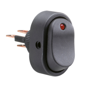 Kontakt oval indb. grøn 16amp