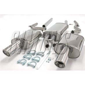 Sportsudstødning dobb. Audi A4