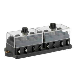 Sikringsholder 8 stk. med låg