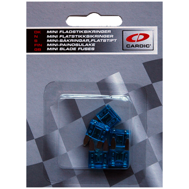 MINI s&auml;kringar 15 amp ( 5 st. pk. )