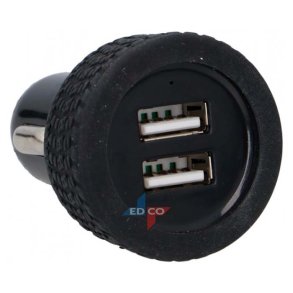 USB-oplader til cigartænder dobbelt