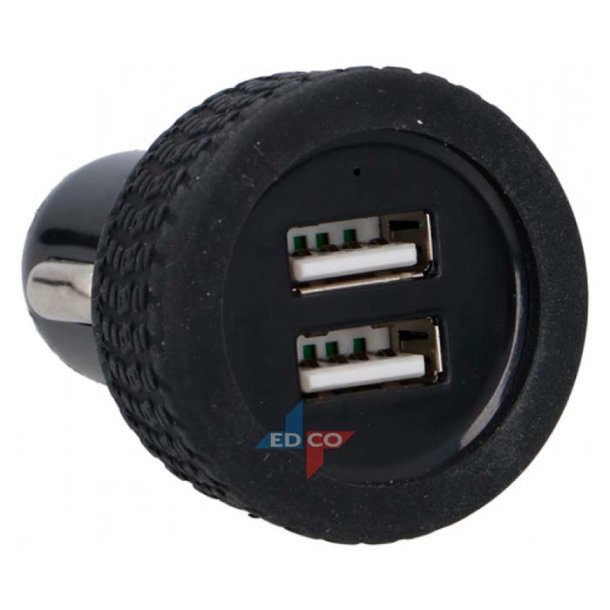 USB-laddare f&ouml;r cigarrt&auml;ndare dubbel