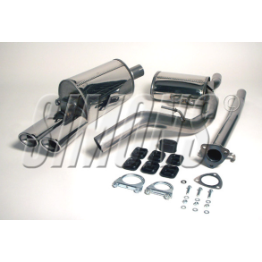 Sportsudstødning Opel Calibra rustfri