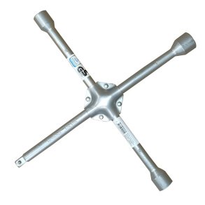 Krydsnøgle 17-19 -22mm +1/2'' tilslutning løs top