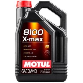 MOTUL 0W40 5L 8100 X-MAX A3/B4 / SN
