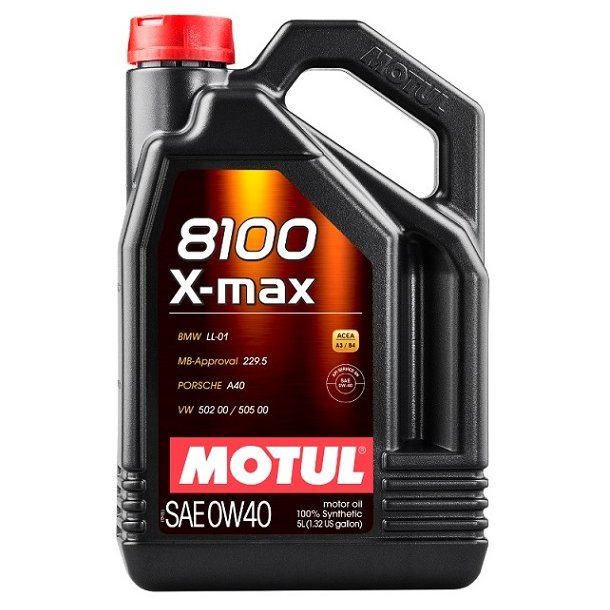MOTUL 0W40 5L 8100 X-MAX A3/B4 / SN 