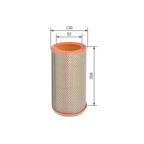BOSCH Luftfilter 1 457 433 624 (S3624)