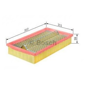 BOSCH Luftfilter 1 457 433 742 (S3742)