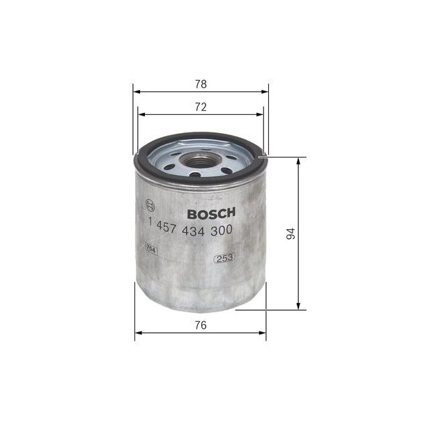 BOSCH Brndstoffilter 1 457 434 300 (N4300)