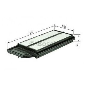 BOSCH Luftfilter 1 987 429 192 (S9192)