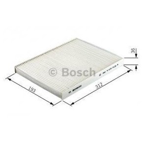 BOSCH kabinefilter 1 987 432 024 (M2024)