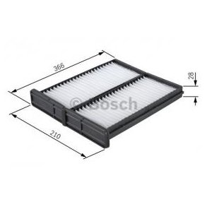 BOSCH kabinefilter 1 987 432 044 (M2044)