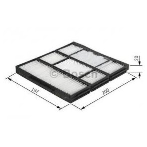 BOSCH kabinefilter 1 987 432 155 (M2155)