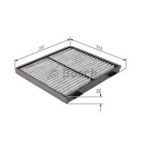 BOSCH kabinefilter 1 987 432 363 (R2363)