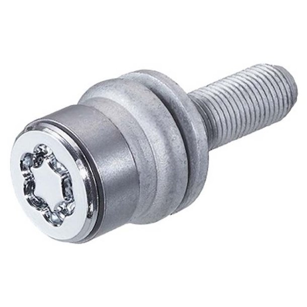 Mcgard lsbult ultra m12x1,25 platt krom