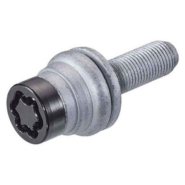 Mcgard lsbult m12x1,25 platt svart
