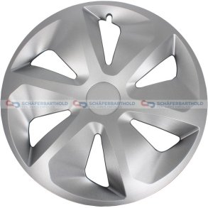 Hjulkapsel City Line Roco16-sølv Albrecht