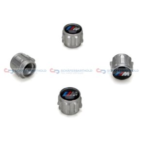 Ventilhætte M for Aluminiumventilesølv BMW OE