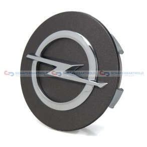 Emblem navkapselantracit|for letmetalfelg OPEL OE