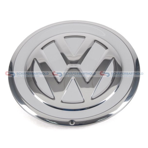 Emblem navkapsel 2-tons silver VW OE