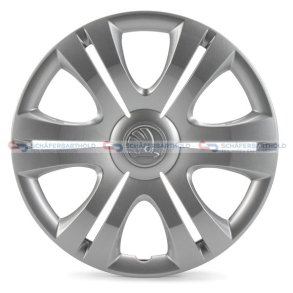 Hjulkapsel 15-sølv SKODA