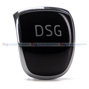 Kappe gearstang chrom/sort SKODA