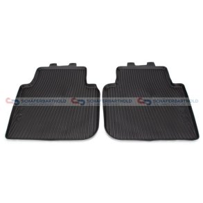 Gummimåtte sort|to dele SKODA