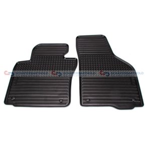 Gummimåtte sort|to dele SKODA