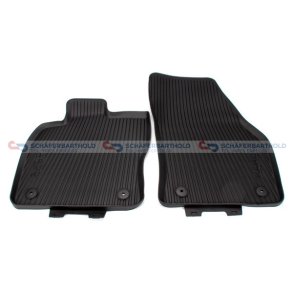 Gummimåtte sort|to dele SKODA