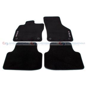 Måttesæt Prestigesort|fire dele SKODA