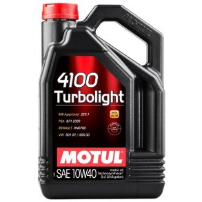 MOTUL 10W40 5L 4100 TURBOLIGHT