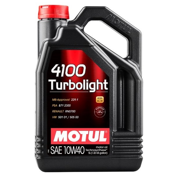 MOTUL 10W40 5L 4100 TURBOLIGHT 