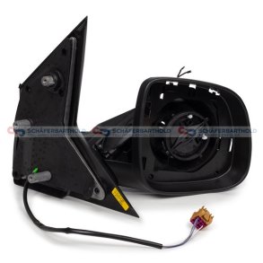 Hus sidespejl højre|sort VW OE