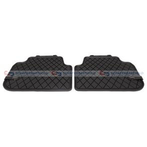 Gummimåtte sort|to dele BMW OE