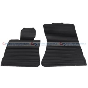 Gummimåtte antracit|to dele BMW OE