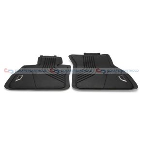 Gummimåtte sort|to dele BMW OE
