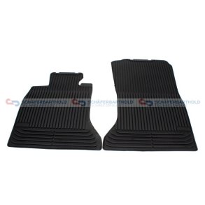Gummimåtte sort|to dele BMW OE