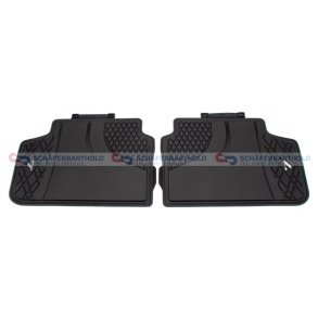 Gummimåtte sort|to dele BMW OE