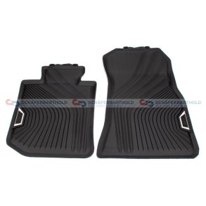 Gummimåtte sort|to dele BMW OE
