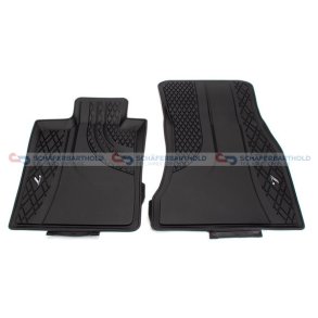 Gummimåtte sort|to dele BMW OE
