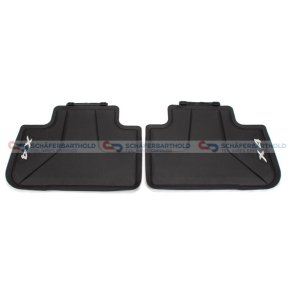 Gummimåtte sort|to dele BMW OE